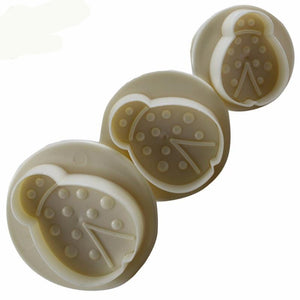 Ladybug Fondant plunger cutter set