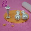 Fondant small tiny star plunger Cutter 4piece