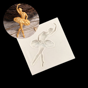 Ballerina silicone mould 7.65cm