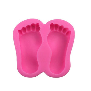 Feet silicone mould, 6x2.5cm