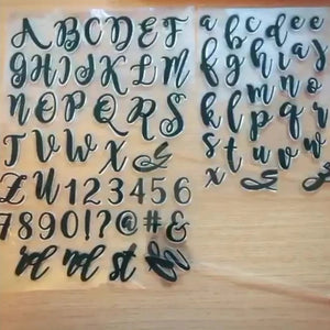 Cake Decorating Stamp Set Set E