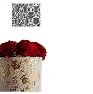 Leaf Pattern Cake stencil, E