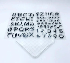 Cake Decorating Stamp Set. Set F