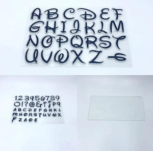 Cake Decorating Stamp Set. Set G