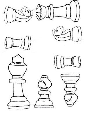 A34 Hard Plastic Chocolate Mould Chess Horse