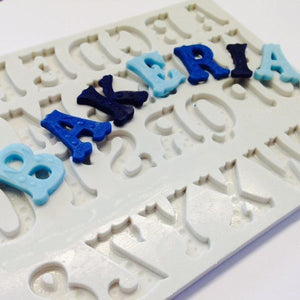 Silcone Mould Alphabet