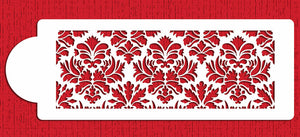 K028 Cake Decorating Stencil Damask