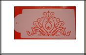 Cake Decorating Stencil Scroll K013A