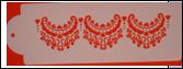 Cake Decorating Stencil Scroll Border K026C