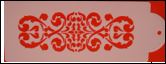 Cake Decorating Stencil K027