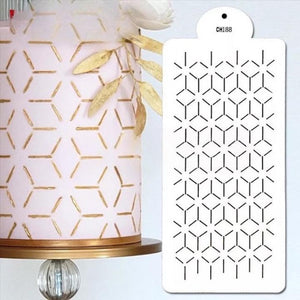 Cake Decorating Stencil CH188