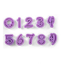 DISNEY numbers Fondant Cutter plastic