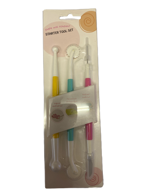 Fondant starter tool set. Scribe tool