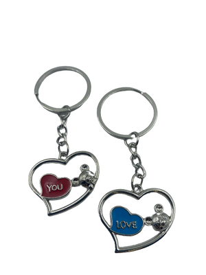 Couple Keyring Love Valentine Teddy