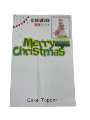 Nr359 Acrylic Cake Topper Christmas