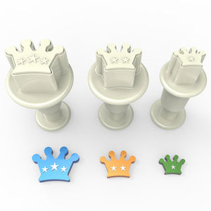 Tiny Fondant Plunger Cutter King