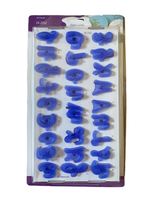 CK-2152 Uppercase Alphabet Stamps 26pcs