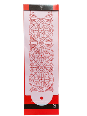 Flower Decorating Stencil,size of stencil 14x38cm H