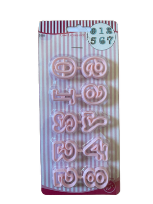 S888 Number Plastic Cookie Cutter