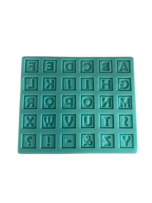 Silicone Mould  Fondant Alphabet