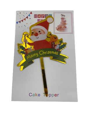 Nr361 Acrylic Cake Topper Christmas