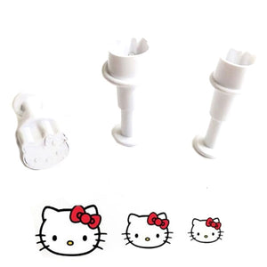 Tiny Fondant Plunger Cutter Hello Kitty