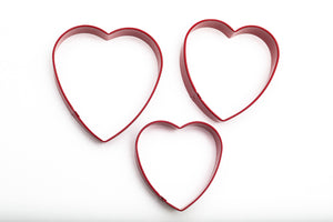 Heart Metal cutter set 3piece