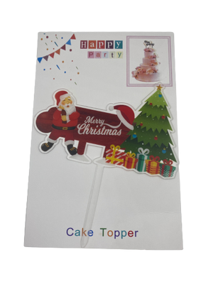 Nr358 Acrylic Cake Topper Christmas