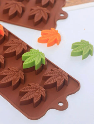 Cannabis leaf, weed leaf Chocolate truffle, Gummy silicone mould