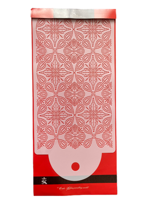 Flower Decorating Stencil,size of stencil 20x36cm B