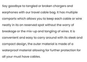 Travel Digital Cable Bag