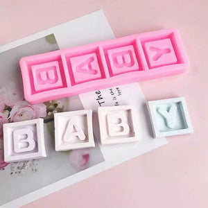 Baby blocks silicone mould