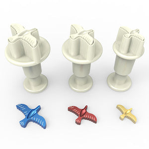Tiny Fondant Plunger Cutter Bird