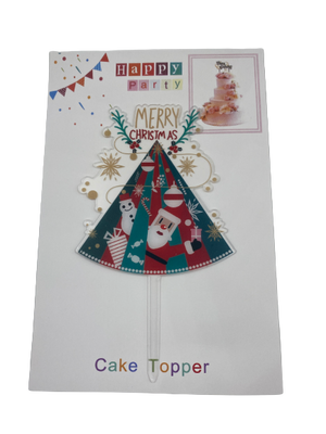 Nr362 Acrylic Cake Topper Christmas