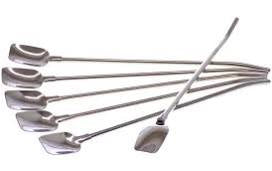 Shovel Teaspoon Straw Set 6pcs