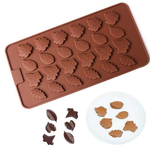 Nr41 Silicone Mould Chocolate Truffle Leaves