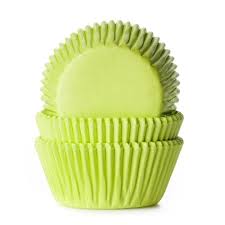 piece Lime Cupcake Holders Wrappers