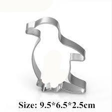 Penguin cookie cutter metal