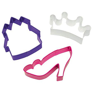 Metal Cookie Cutter Crown Shoe Castle