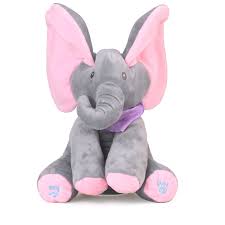 Singing Elephant Soft Toy 27cm