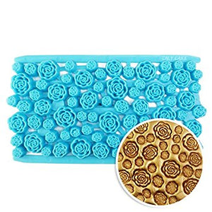 Nr10 Rose Fondant Clay Embosser