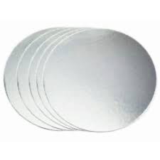 Cake board base silver 20cm