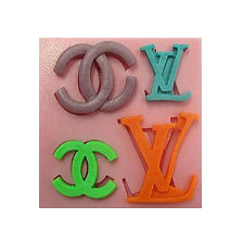 LV, CC logo silicone mould