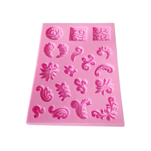 Brooch small borders Silicone mould
