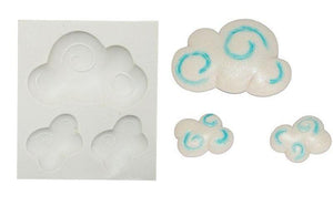 Silicone Mould Clouds, Big cloud 5.5x3cm