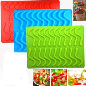 Gummy snake silicone mould
