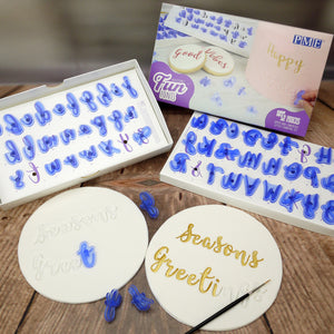 PME Fun fonts stamping kit