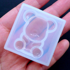 Teddy Bear soft silicone mould Resin