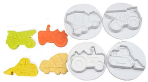 Construction cupcake Fondant plunger Cutter, +-5x4cm