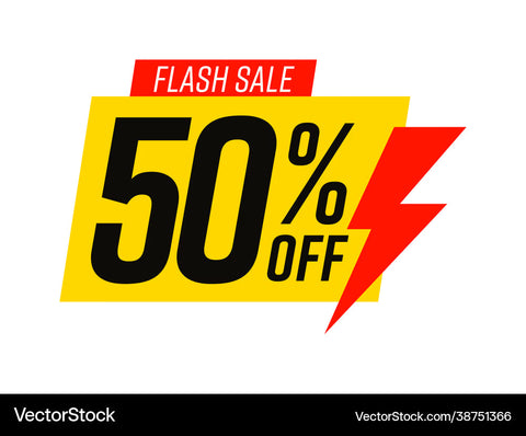 Flash Sale 50% off